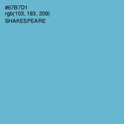 #67B7D1 - Shakespeare Color Image