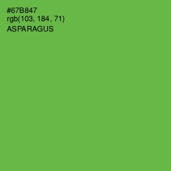 #67B847 - Asparagus Color Image