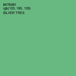 #67B981 - Silver Tree Color Image