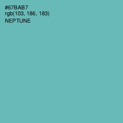 #67BAB7 - Neptune Color Image