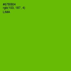 #67BB04 - Lima Color Image