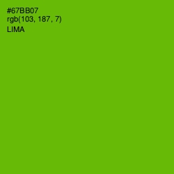 #67BB07 - Lima Color Image