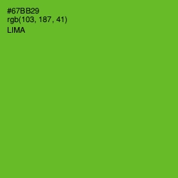 #67BB29 - Lima Color Image