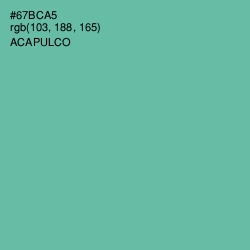 #67BCA5 - Acapulco Color Image