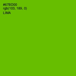 #67BD00 - Lima Color Image