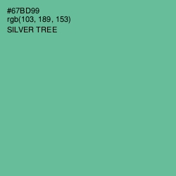 #67BD99 - Silver Tree Color Image