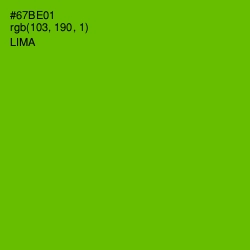 #67BE01 - Lima Color Image