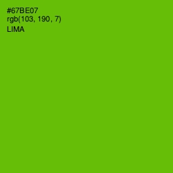 #67BE07 - Lima Color Image