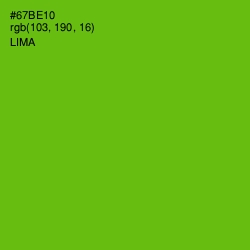 #67BE10 - Lima Color Image