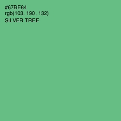 #67BE84 - Silver Tree Color Image