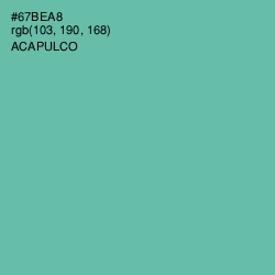 #67BEA8 - Acapulco Color Image