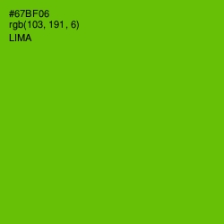 #67BF06 - Lima Color Image