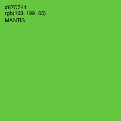 #67C741 - Mantis Color Image