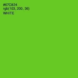 #67C824 - Bright Green Color Image