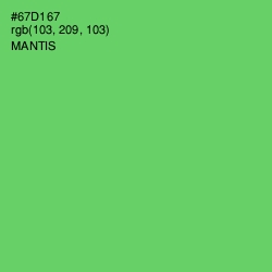 #67D167 - Mantis Color Image