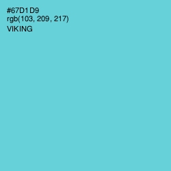 #67D1D9 - Viking Color Image