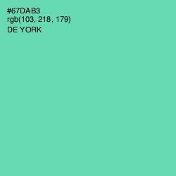 #67DAB3 - De York Color Image