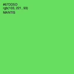 #67DD5D - Mantis Color Image