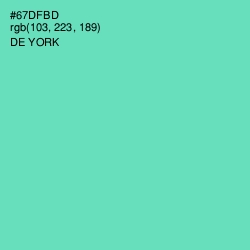#67DFBD - De York Color Image