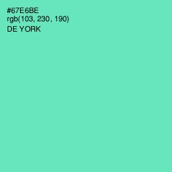 #67E6BE - De York Color Image