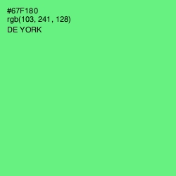 #67F180 - De York Color Image