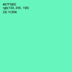 #67F5BE - De York Color Image