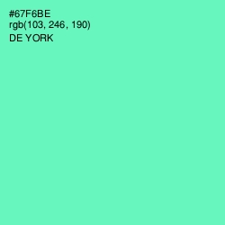 #67F6BE - De York Color Image
