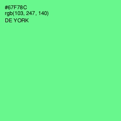 #67F78C - De York Color Image