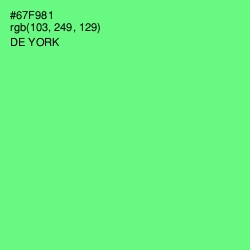 #67F981 - De York Color Image
