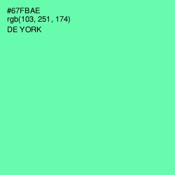 #67FBAE - De York Color Image