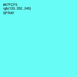 #67FCF5 - Spray Color Image