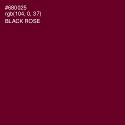 #680025 - Black Rose Color Image