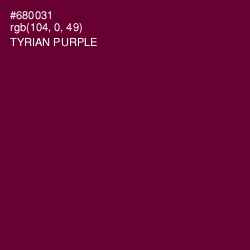 #680031 - Tyrian Purple Color Image