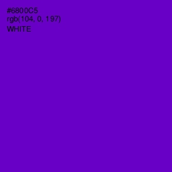 #6800C5 - Purple Heart Color Image