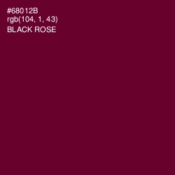 #68012B - Black Rose Color Image