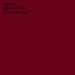 #68021A - Venetian Red Color Image