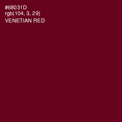 #68031D - Venetian Red Color Image