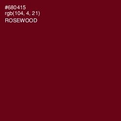 #680415 - Rosewood Color Image