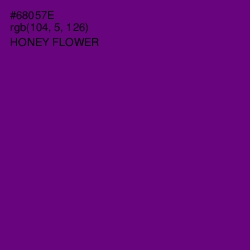 #68057E - Honey Flower Color Image