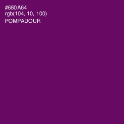 #680A64 - Pompadour Color Image