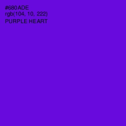 #680ADE - Purple Heart Color Image