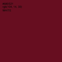 #680E21 - Black Rose Color Image