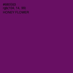 #680E63 - Honey Flower Color Image