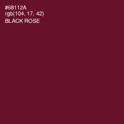 #68112A - Black Rose Color Image