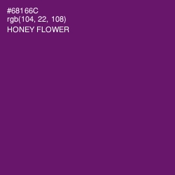 #68166C - Honey Flower Color Image