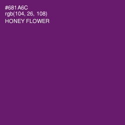 #681A6C - Honey Flower Color Image