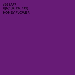 #681A77 - Honey Flower Color Image