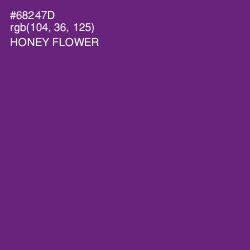 #68247D - Honey Flower Color Image