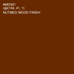 #682901 - Nutmeg Wood Finish Color Image