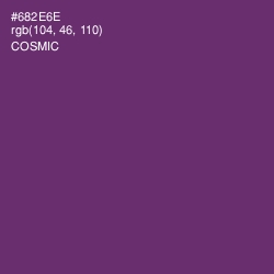 #682E6E - Cosmic Color Image